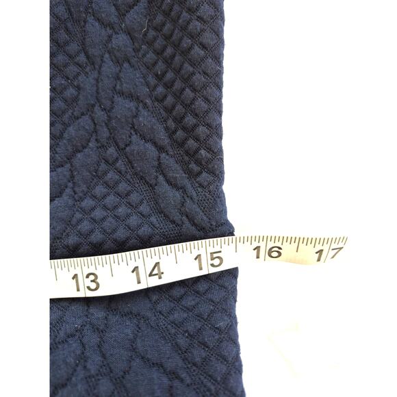 Premise Womens Dress Size 8 Navy Blue Sleeveless Jumper Quilted Short Layer - Picture 5 of 6
